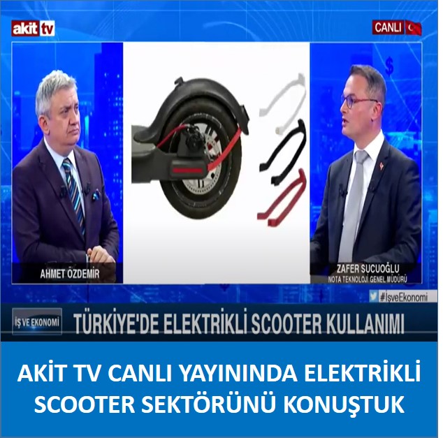 Akit TV Canlı Yayınında Elektrikli Scooter Sektörünü Konuştuk